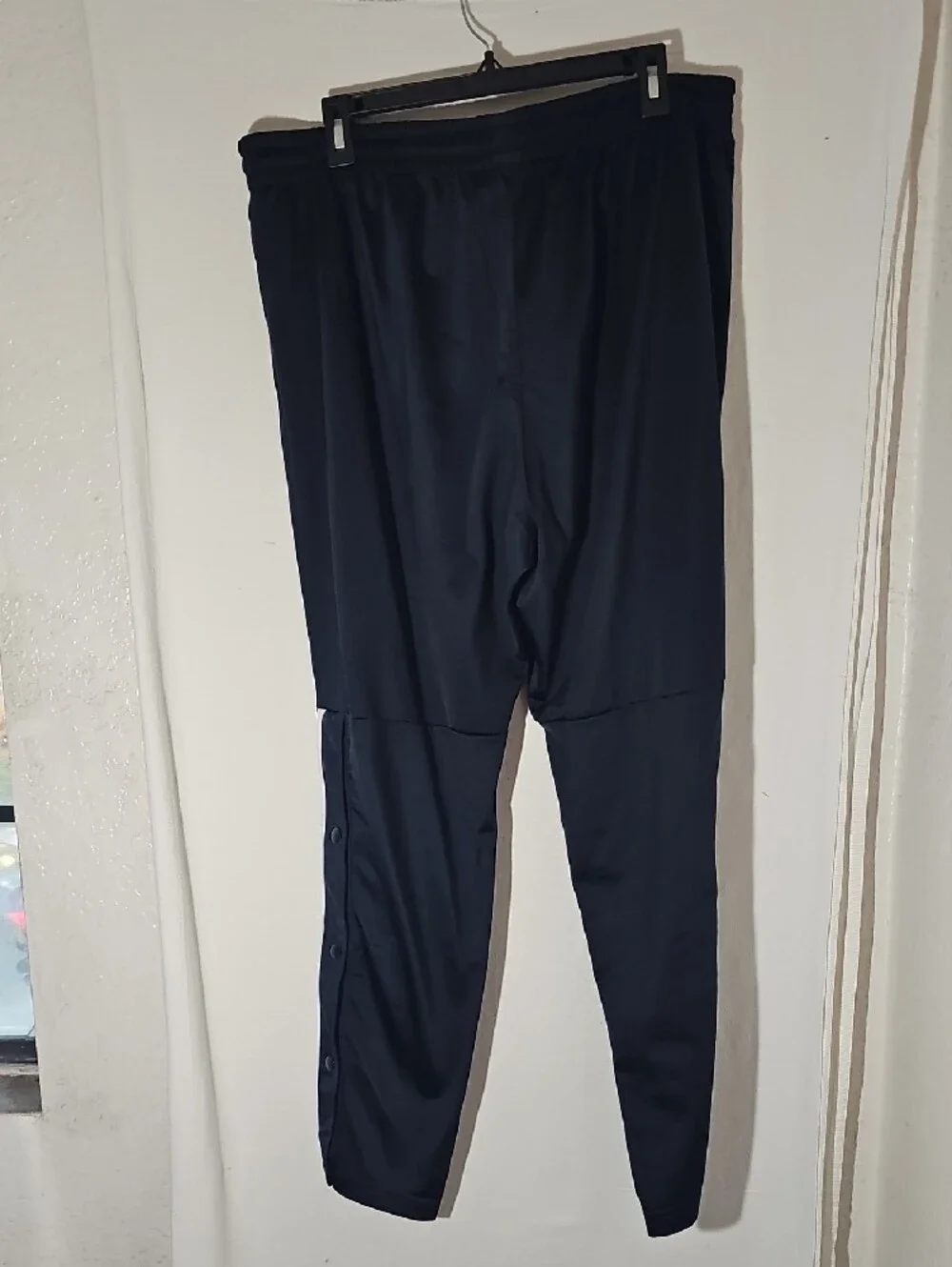 adidas Navy Blue Men Track Pants with White Side Stripes